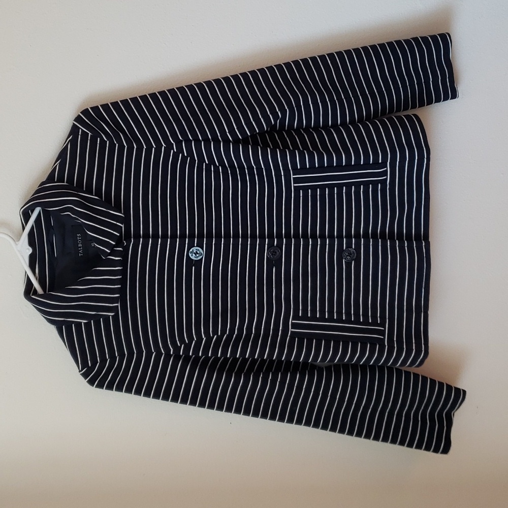 Talbots Nautical Striped Sweater XS